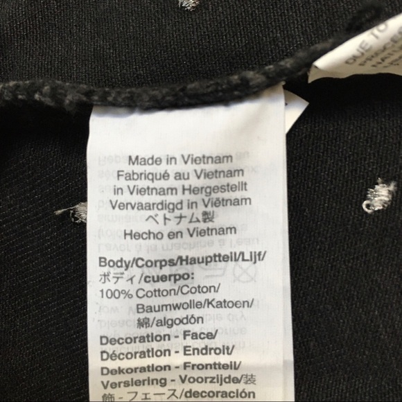 Madewell Metallic Dot Denim A-Line Mini Skirt Size 25 NWT - Picture 10 of 11